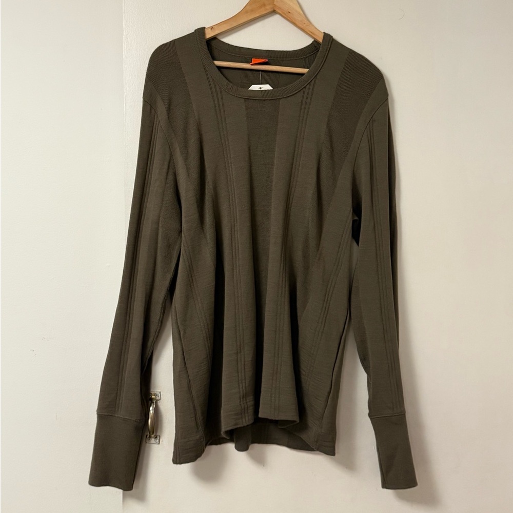 BOSS Olive Long Sleeve Top